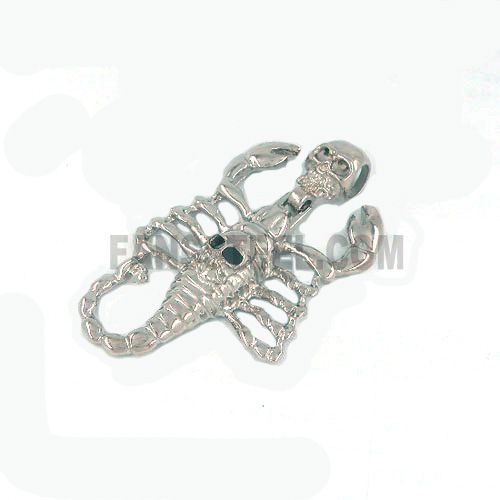 FSP08W61  Big scorpion skull Pendant